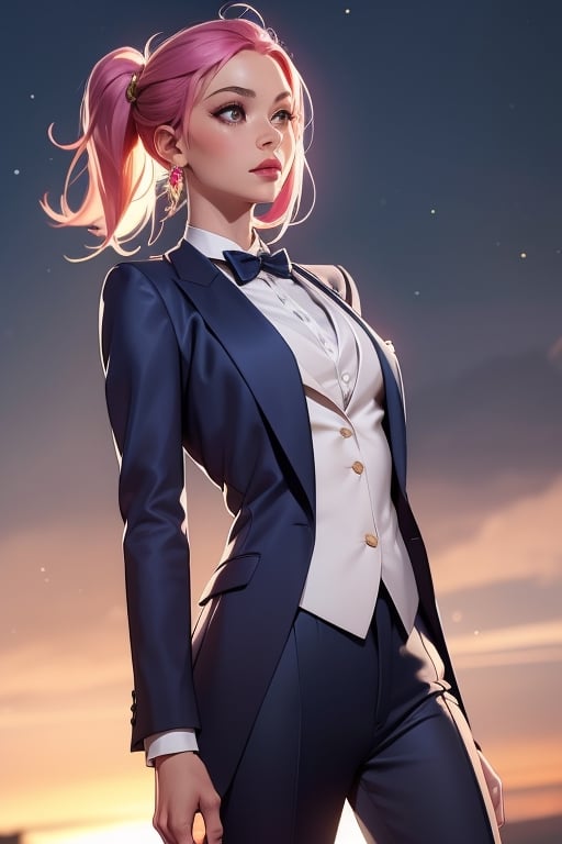 lux Using a elegant suit,lux