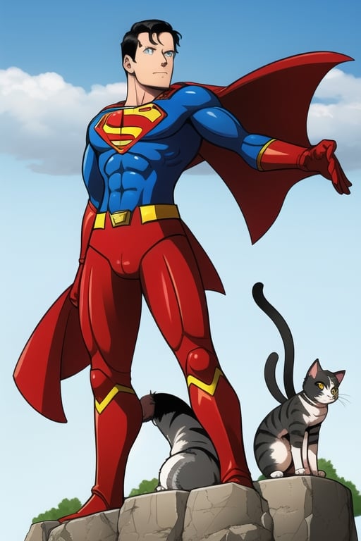 THE MAN OF STEEL VS QUICSILVER THHUNDERCATS