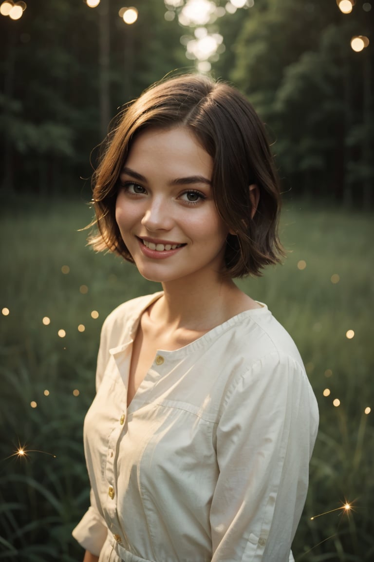 A Hasselblad's distinctive square frame captures the essence of this beautiful young woman from the 1960s. Standing in a l...