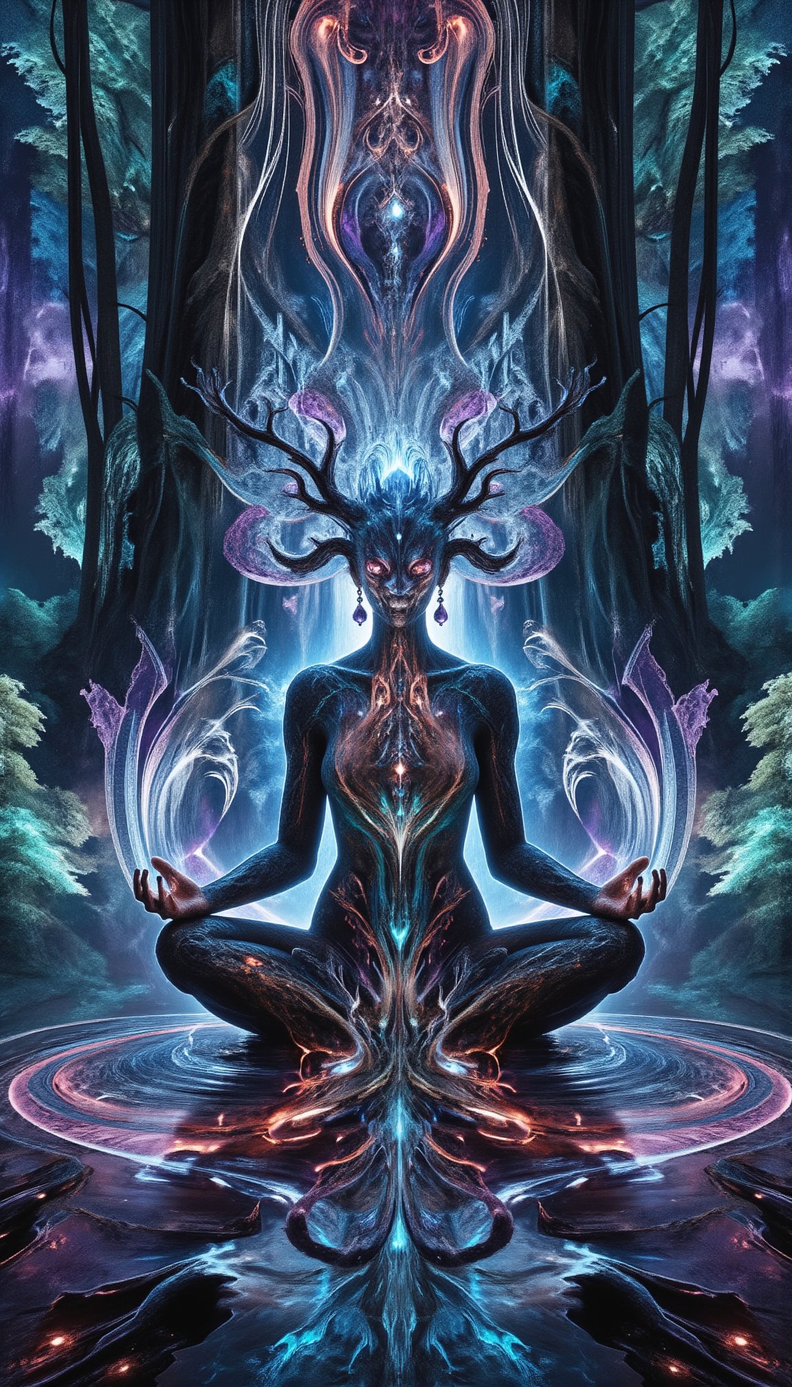 these women found joy in these nocturnal adventures,  fully immersed in the enchanting symphony of the night.,  visionary...
