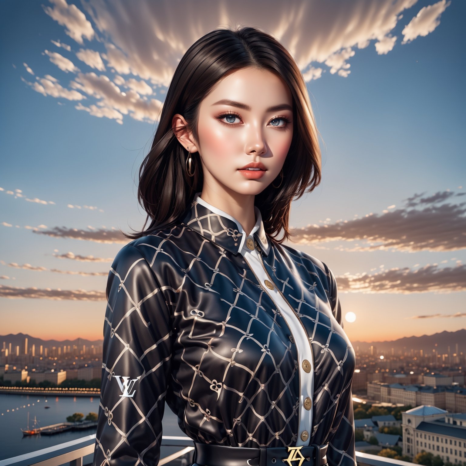 ((Full-Body)),  1female hot model,  black hair by TDNM on Tensor.Art