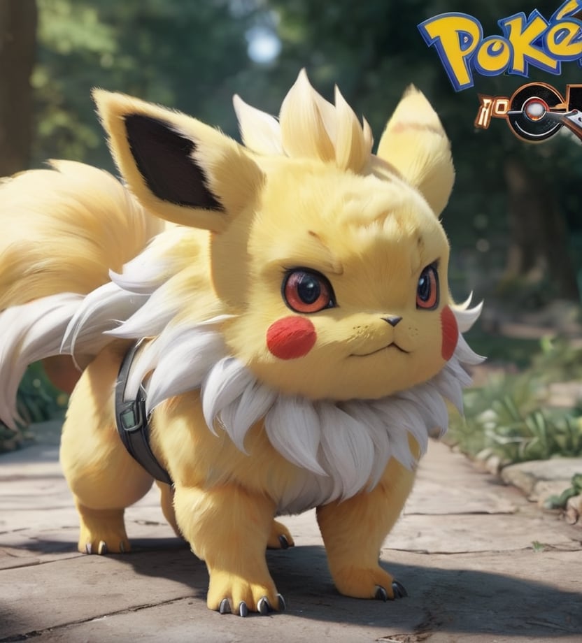 hyper Realistic photo of a Pokémon (Pïkachu:0.95)
hyper Realistic photo of a Pokémon (Arcanine:0.3)
high level of detail, photorealistic style, vibrant colors, dynamic lighting, ultra detailed texture work, CGI rendering, 8k resolution, hyper-detailed textures skin, cinematic quality, immersive