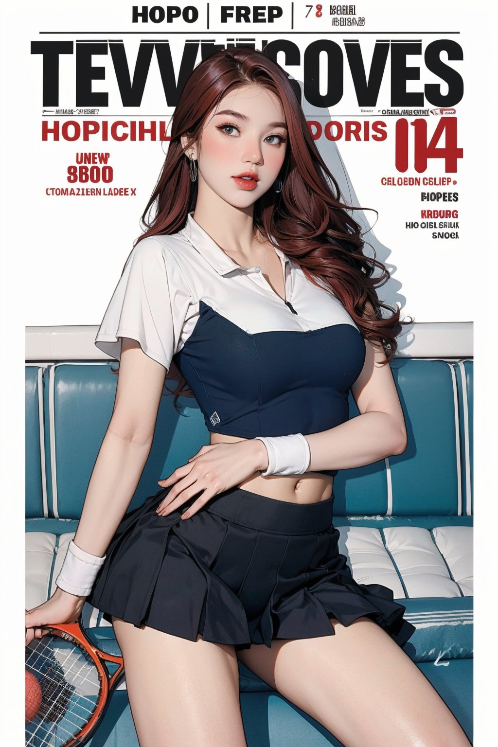 1girl,  ((tennis girl outfit,  )) hip up by LazyAI.creator on Tensor.Art