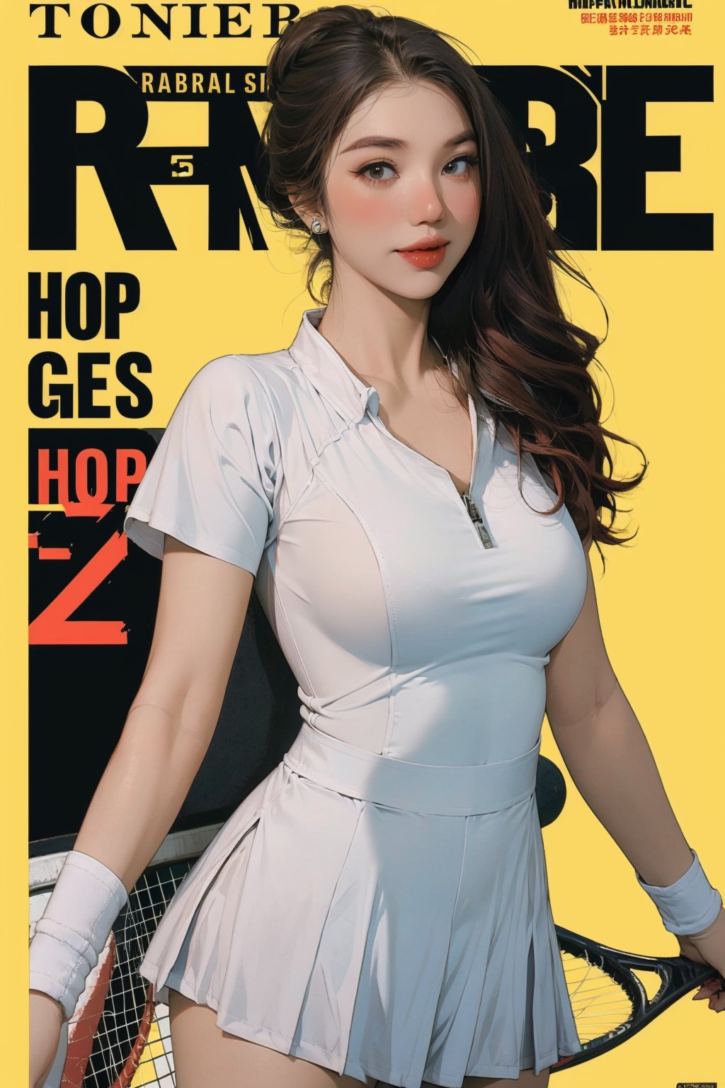 1girl,  ((tennis girl outfit,  )) hip up by LazyAI.creator on Tensor.Art