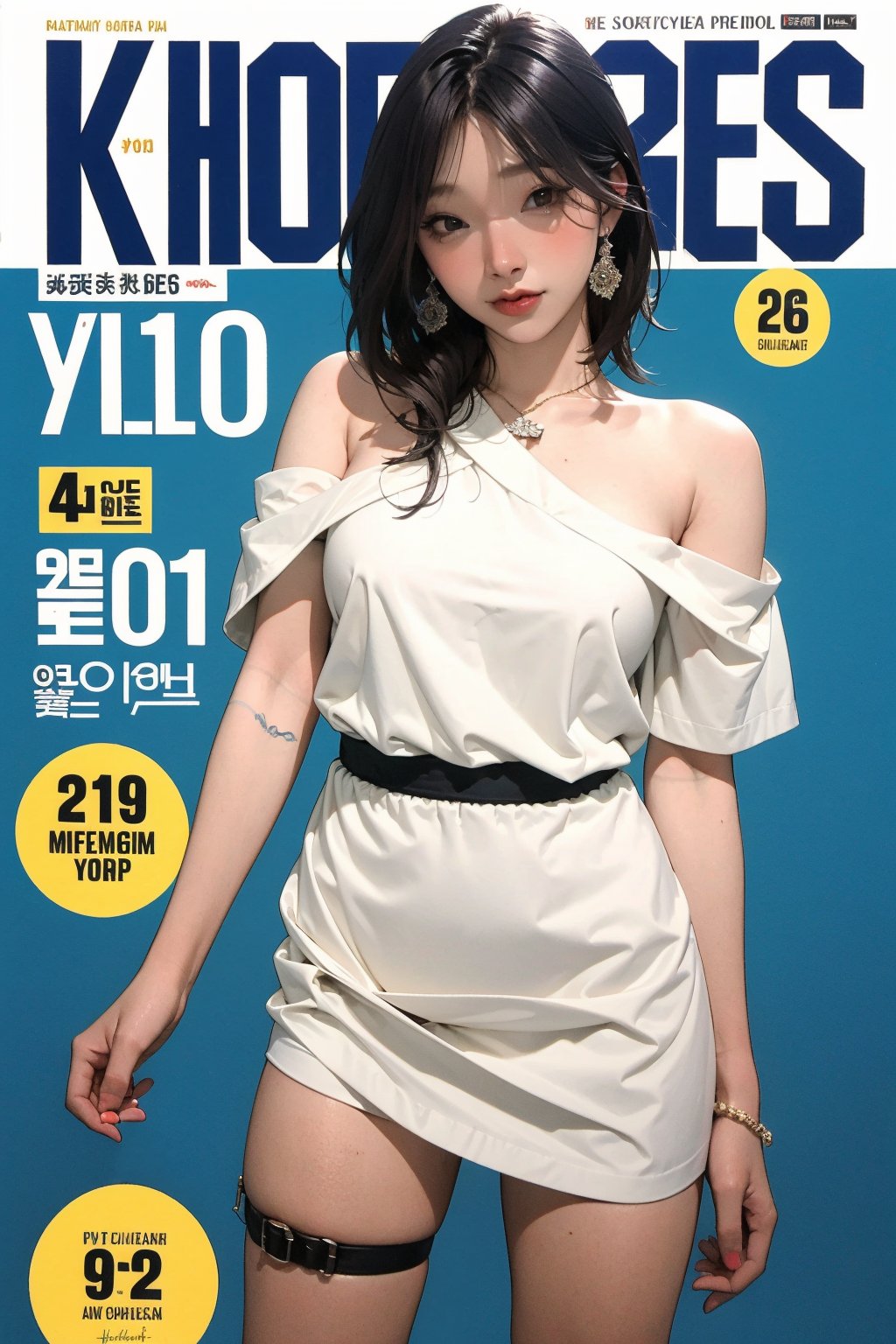 ((kpop idol girl, thigh strap, styled top, skirt,)) 1girl, kneel up, hairstyle, standing, looking at viewer, ultra detailed, profesional lighting, blue background, magazine cover

johyun, wyntracy, hine, hakil, htt, chimai, sim, yuong01, sana, QA, aespakarina, huondey,kn,jisoo, 