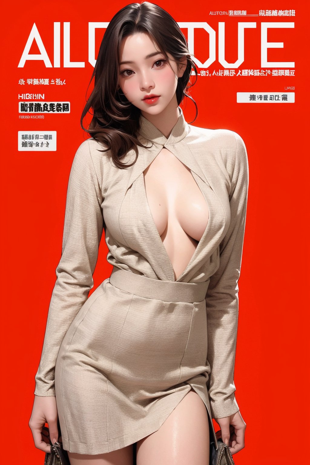 allure, lustful, 1girl, thigh up body, looking at viewer, intricate clothes, cutout clothes, cinematic lighting, hairstyle, magazine cover, red background, 



johyun, wyntracy, hine, hakil, htt, chimai, sim, yuong01, sana, QA, aespakarina, huondey