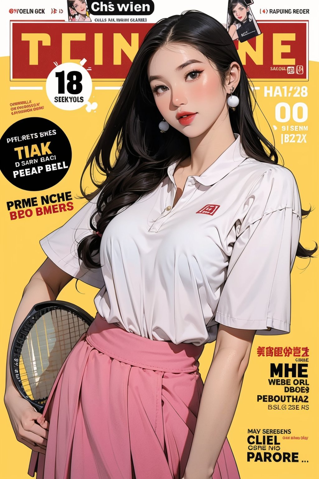 1girl,  tennis girl outfit,  looking at viewer by LazyAI.creator on Tensor.Art