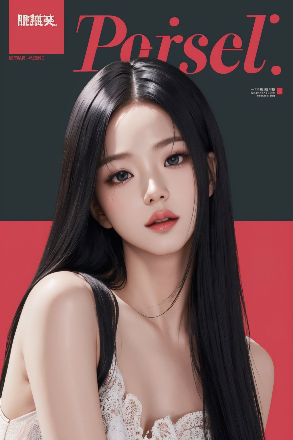 nsfw, thigh up body, ultra detailed beautiful face, 1girl, looking at viewer, styled clothes and pose, ultra detailed, best quality, sharp focus, natural lighting, magazine cover, jisoo