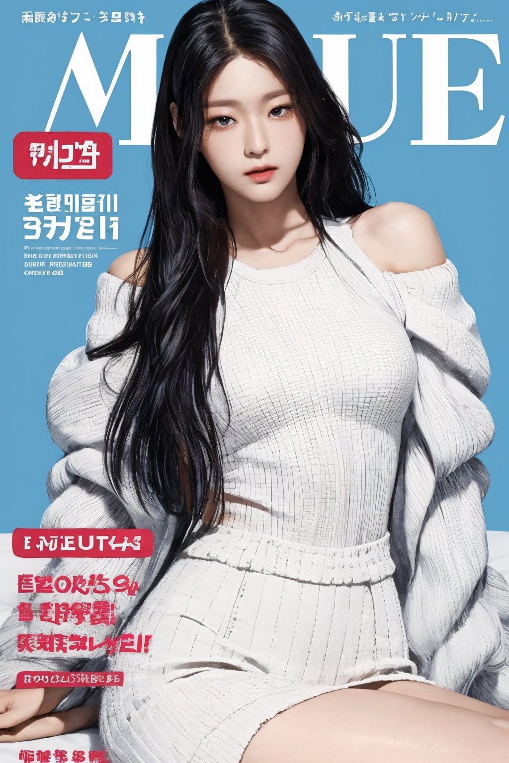 ((thigh up body,)) ultra detailed beautiful face, 1girl, looking at viewer, styled clothes and pose, ultra detailed, best quality, sharp focus, natural lighting, mthanhh,magazine cover,mthanhh,seolhuyn