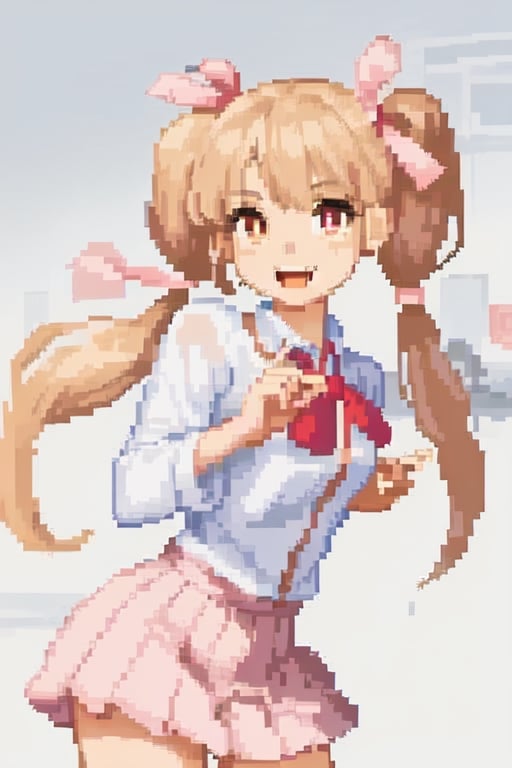 pixel art, 1girl, solo