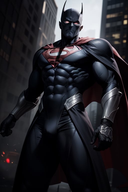 "Create a character named 'Shadow Antihero' who embodies the exact opposite traits of DC superheroes. Instead of protecting the innocent, Shadow Antihero revels in causing chaos and destruction. His powers are dark and sinister, and he uses them to manipulate and control others. Describe his appearance and abilities as a dark and twisted counterpart to traditional superheroes."4k,rtx




