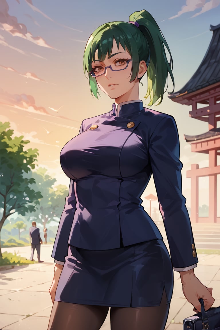 Standing,  grinning,  large breasts by Roop_Roo2 on Tensor.Art