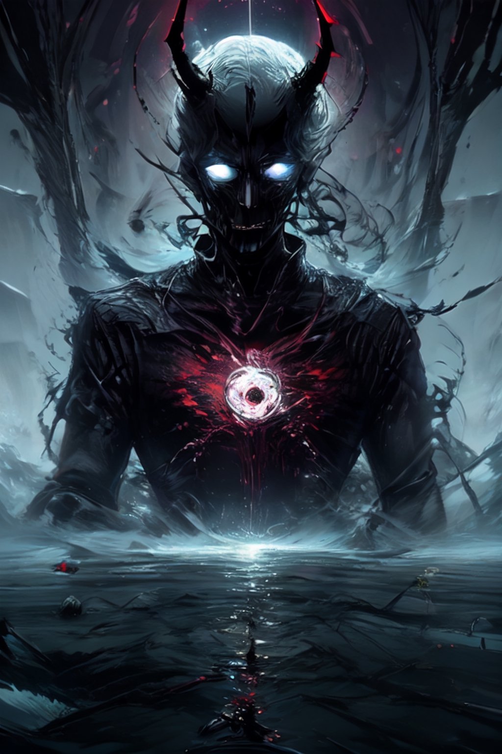 demon ,  created by human pain,  anger by Black Light on Tensor.Art