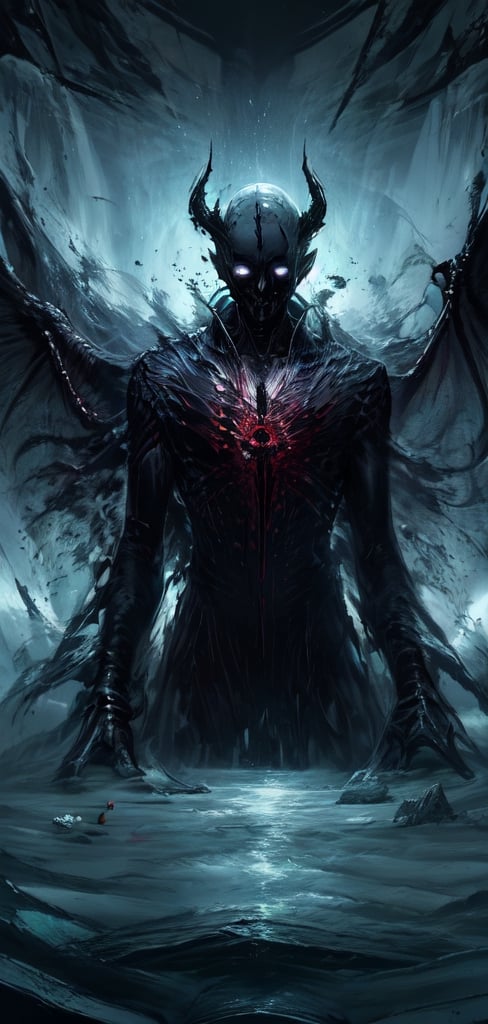 demon ,  created by human pain,  anger by Black Light on Tensor.Art