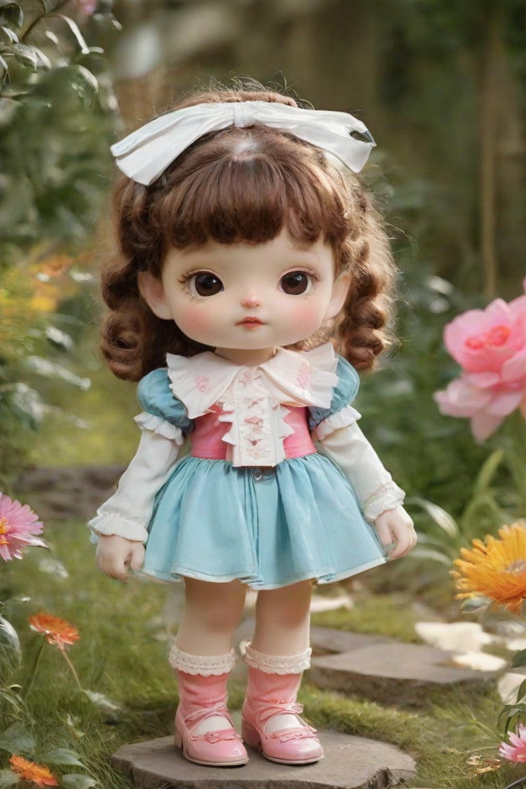 ((photograph of a stylized doll))