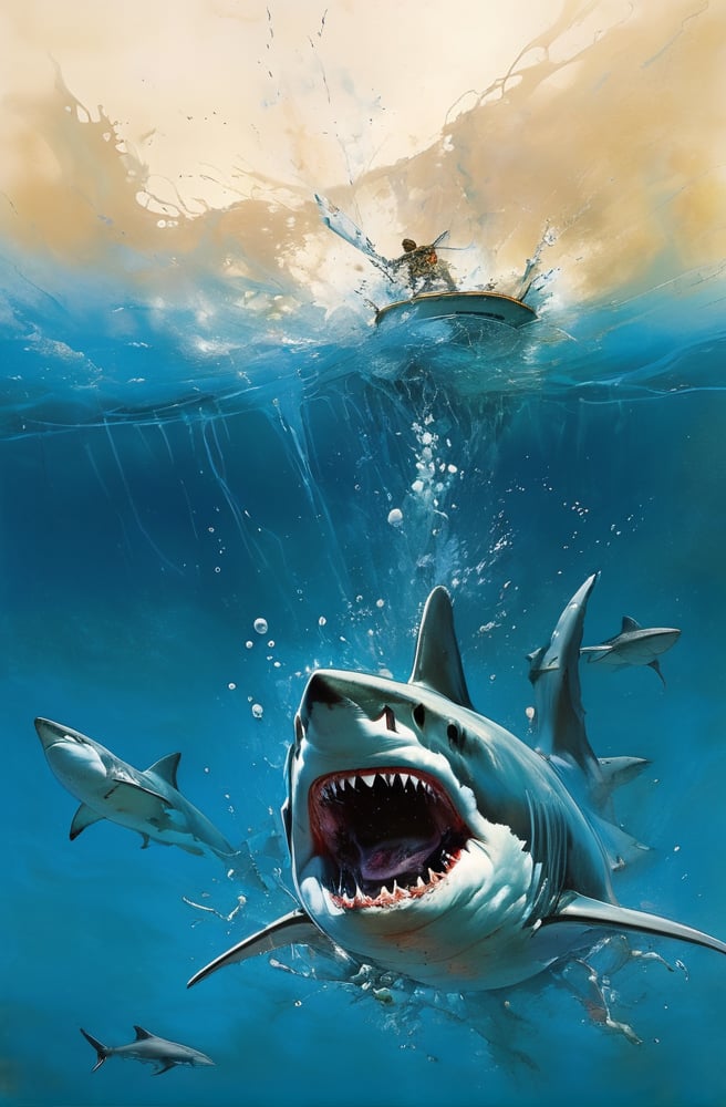 art by simon bisley,  art by ralph steadman,  art by vallejo by Ravishastri on Tensor.Art