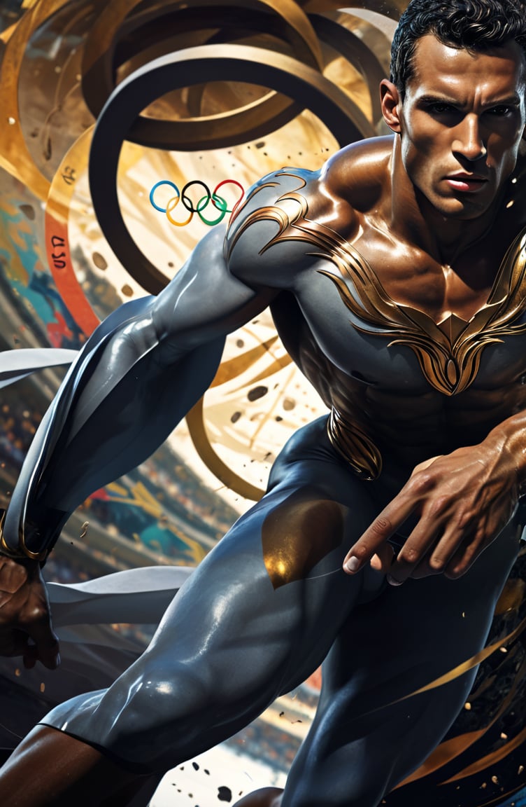 olympic carving by michelangelo,  art by simon bisley,  art by Boris Vallejo by Ravishastri on Tensor.Art