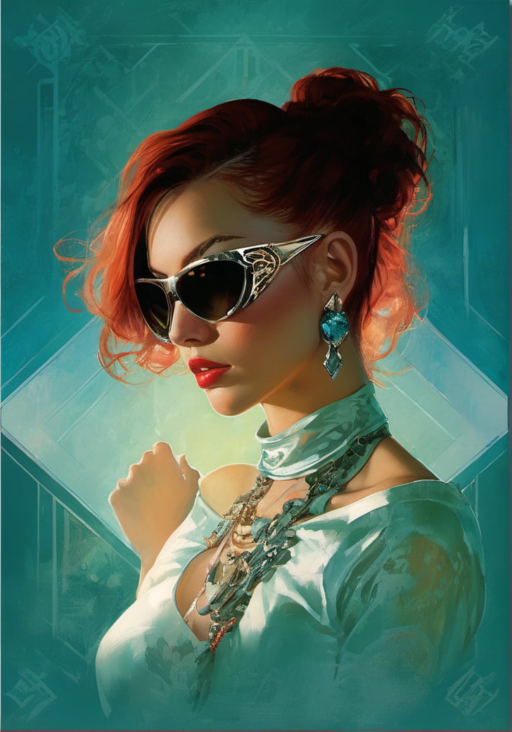 art by Masamune Shirow,  art by J.C. Leyendecker,  art by boris vallejo by Ravishastri on Tensor.Art