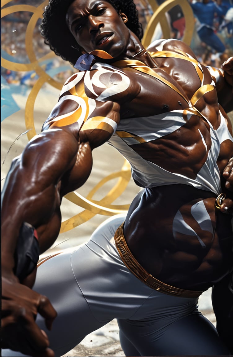 olympic carving by michelangelo,  art by simon bisley,  art by Boris Vallejo by Ravishastri on Tensor.Art