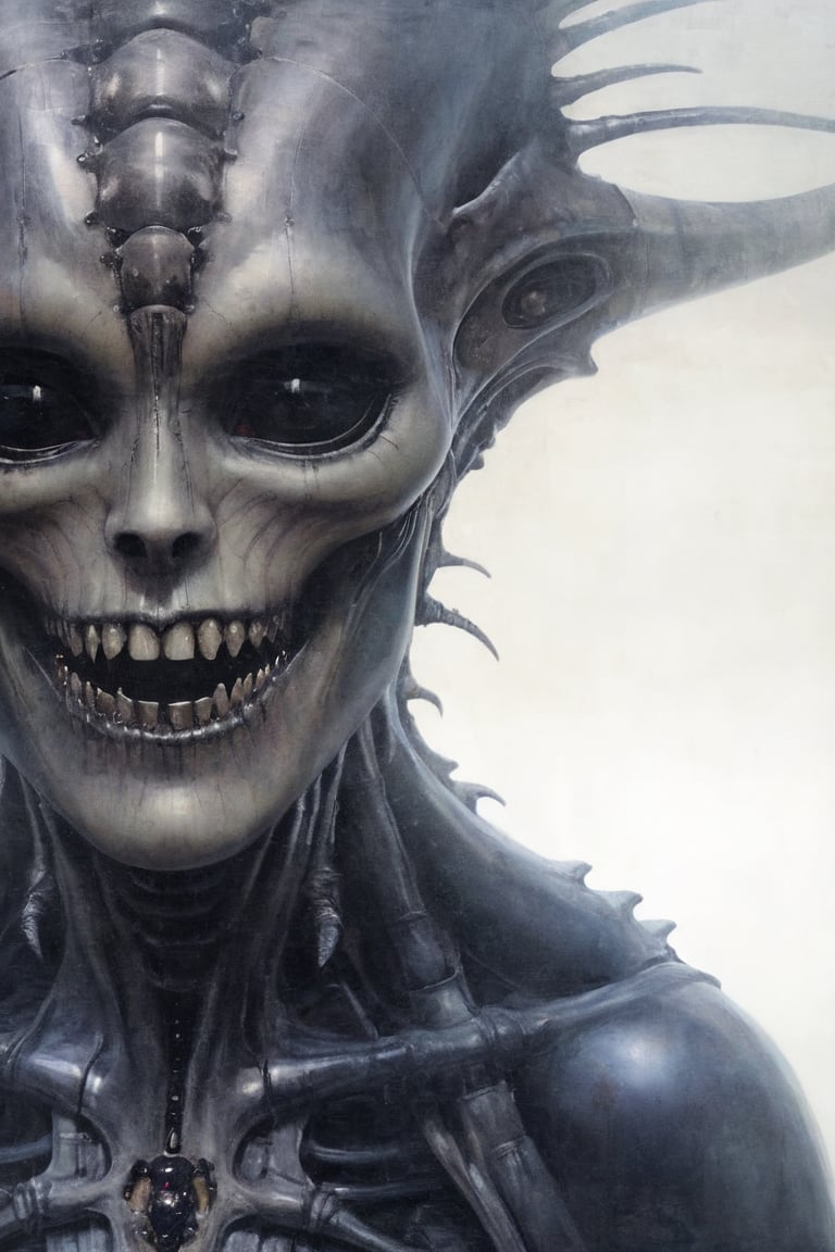  an x ray,  art by gerald brom, x ray art by HR Giger, a masterpiece, stunning beauty, hyper-realistic ultra high resolution, movie poster, 8k, HR Giger alien creatures,dark gloomy x-ray style backgrounds,  incredible detail, fantasy portrait, kaleidoscope graffiti background, artint, frutigier