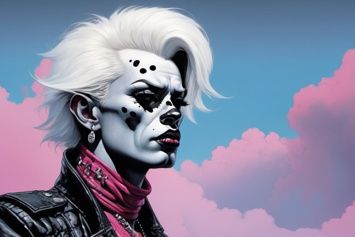 Dalmation from rocky horror picture show,  lennon sunglasses,  Horror Comics style by Ravishastri on Tensor.Art