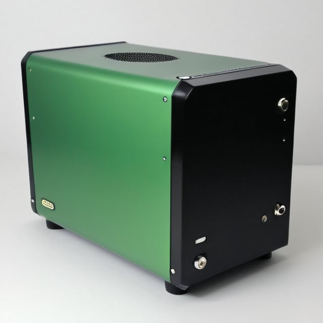 PC case, mini PC, sff case, horizontal case, mini itx, modding PC case, deko style, black, green, white, rgb, vintage, vinyl