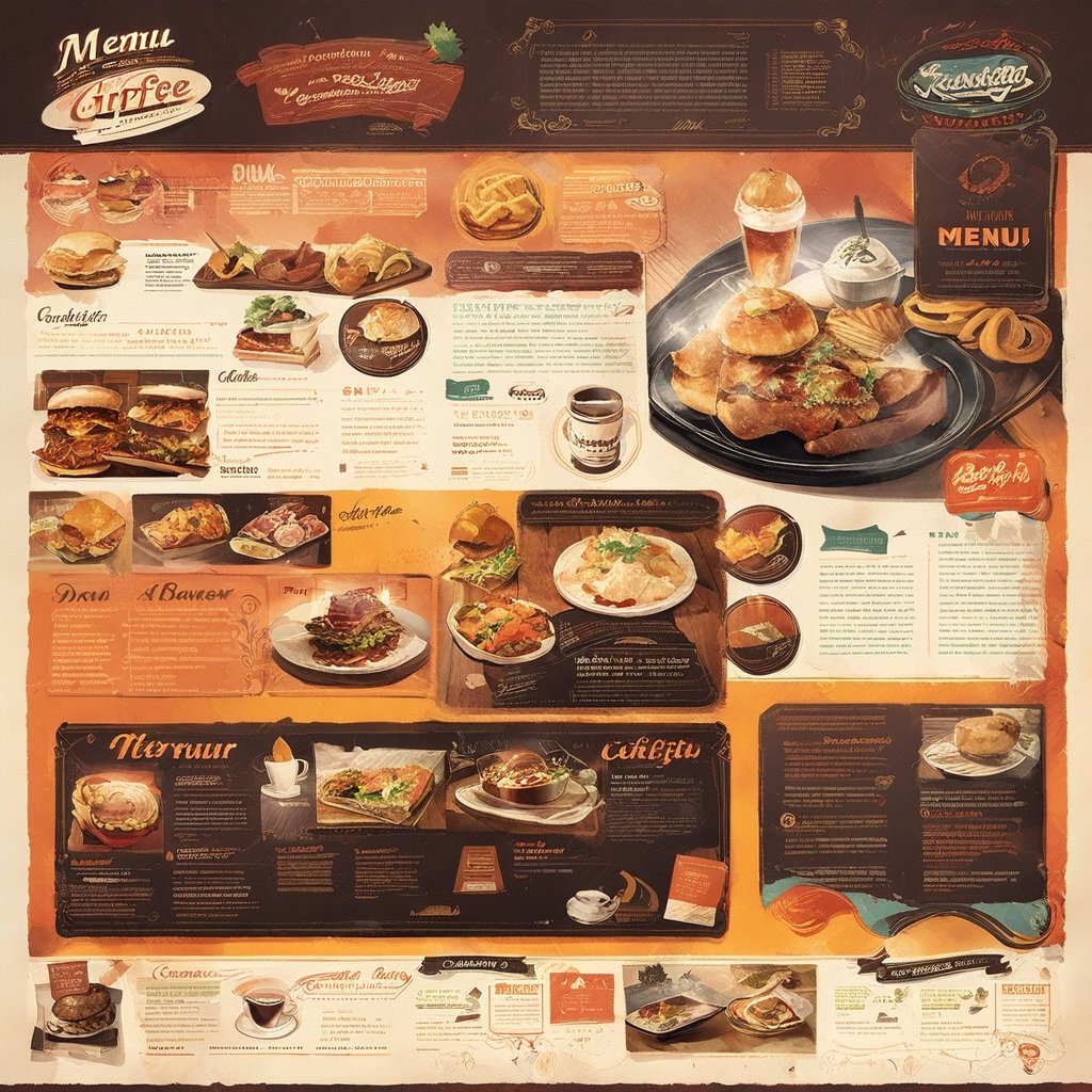 Visual Design,  Menu,  aesthetic by Phantazia on Tensor.Art