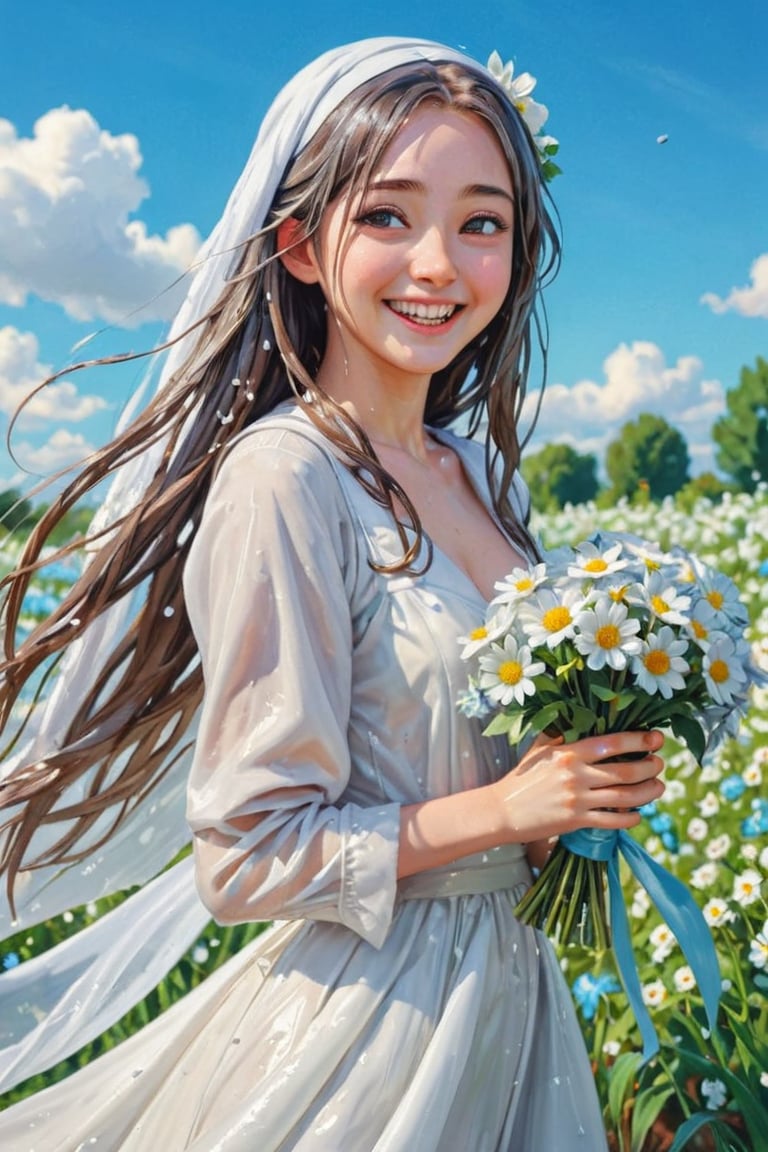 An concept art of an ethereal wet irish nun ,  miku hatsune,  long hair by user_642058020016298051 on Tensor.Art