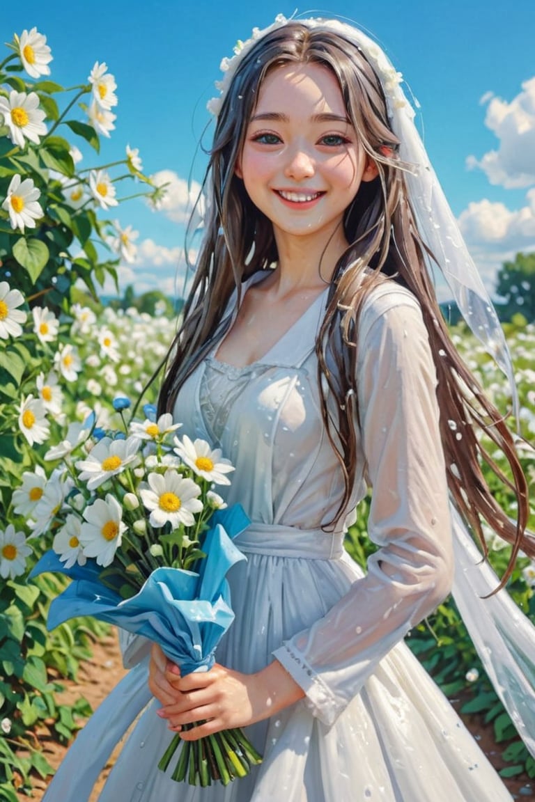 An concept art of an ethereal wet irish nun ,  miku hatsune,  long hair by user_642058020016298051 on Tensor.Art