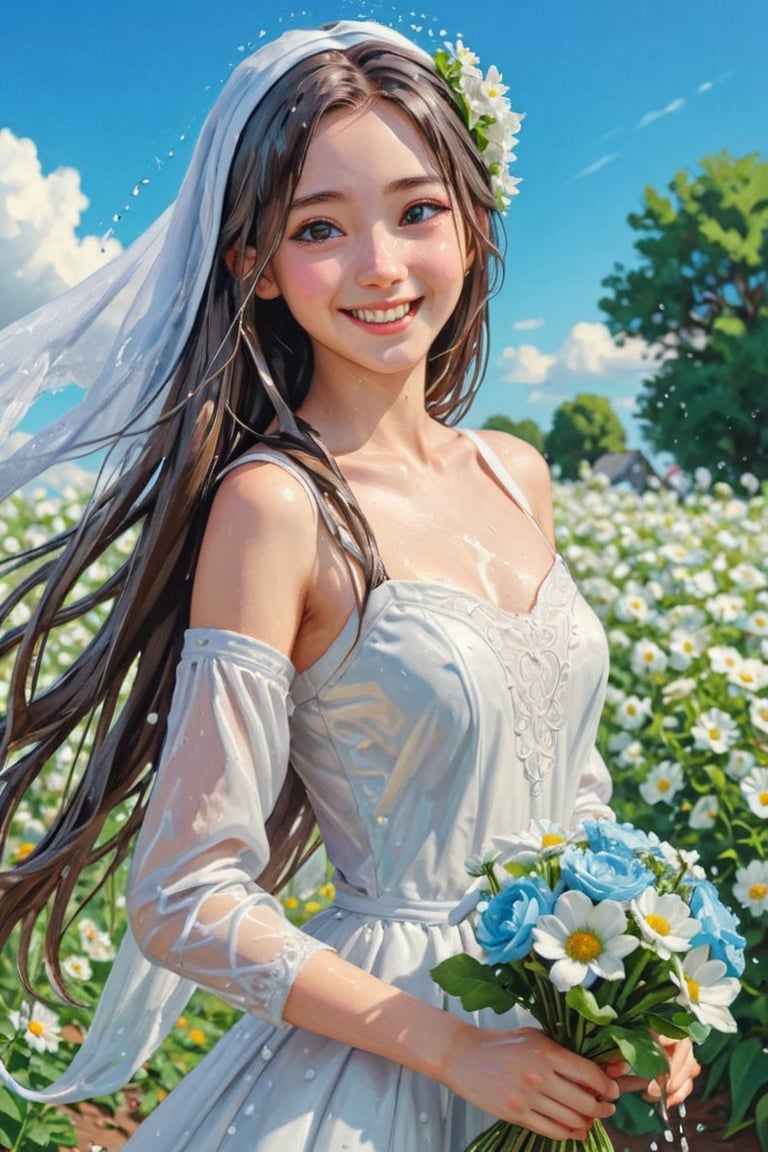 An concept art of an ethereal wet irish nun ,  miku hatsune,  long hair by user_642058020016298051 on Tensor.Art