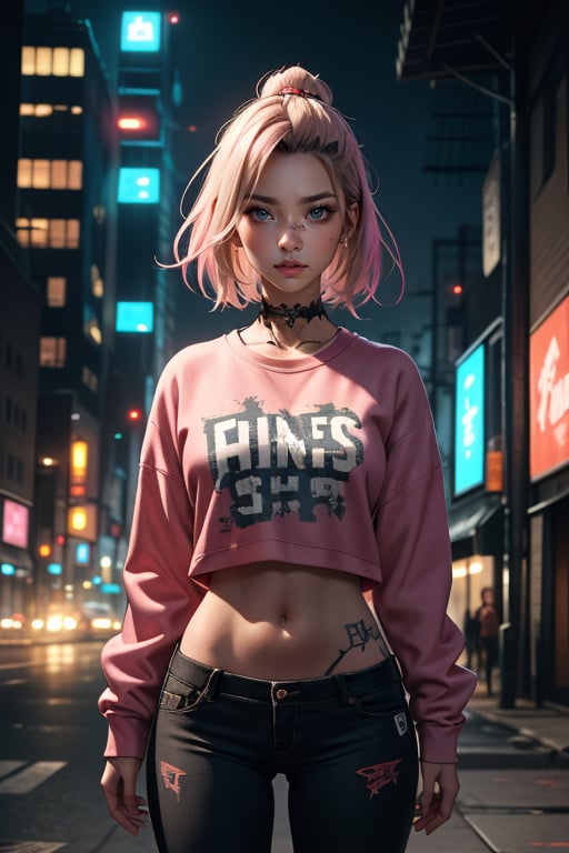 dark gothic cyberpunk solo woman,  defiant face,  pastel colors by FelixClement78 on Tensor.Art