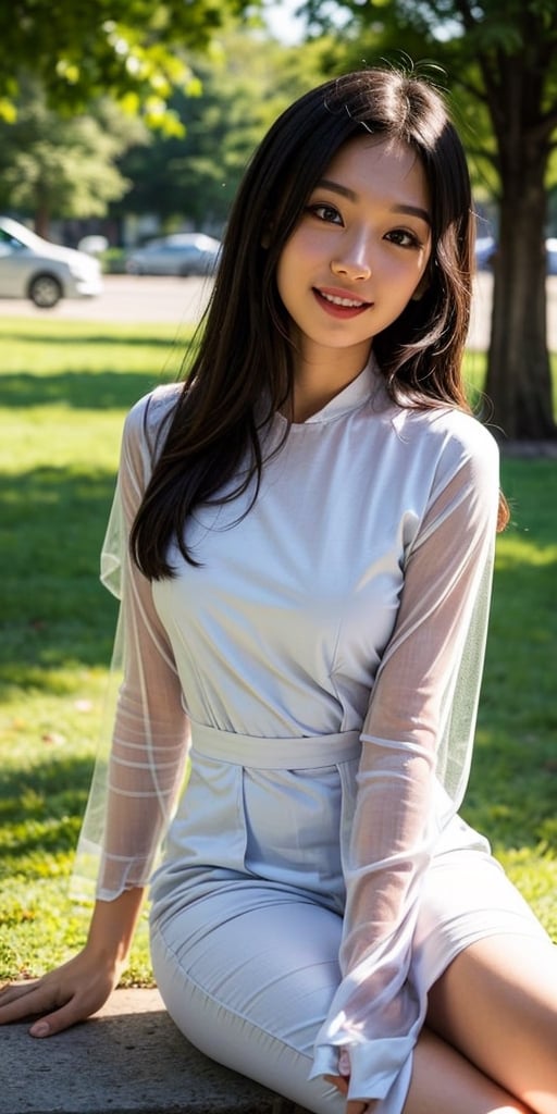 Full length portrait,  beautiful young Asian woman,  breasts by greatwhale_Ho on Tensor.Art