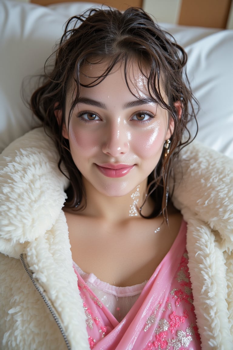 **(wet clothes,  wet hair,  wet face by user_642789594680738377 on Tensor.Art