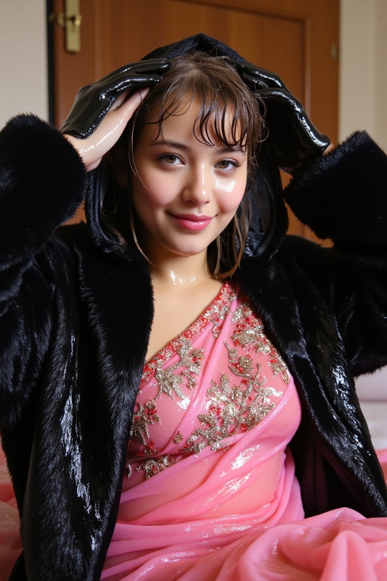 **(wet clothes,  wet hair,  wet face by user_642789594680738377 on Tensor.Art