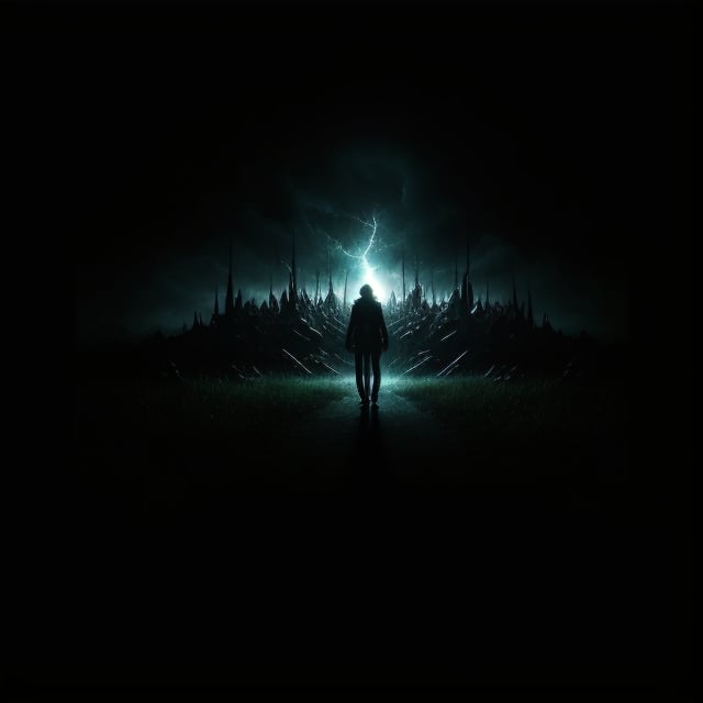 create a darkness album cover,  I want to see the chaotic,  nightmarish decor inflamed by Kyouko Hatake on Tensor.Art