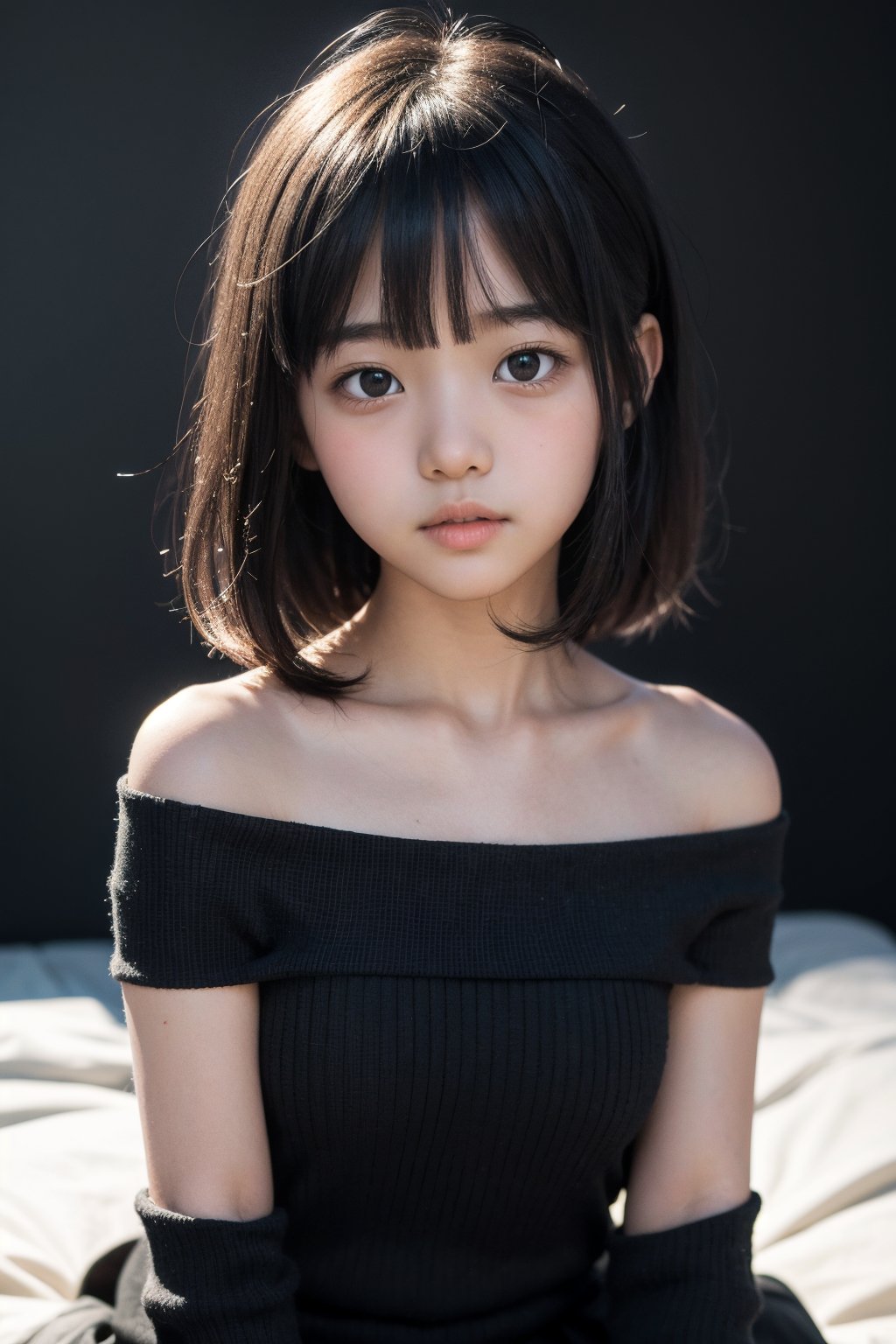 主：(all black background,  gray black background),  (((face photo))) by 萬仔16 on Tensor.Art