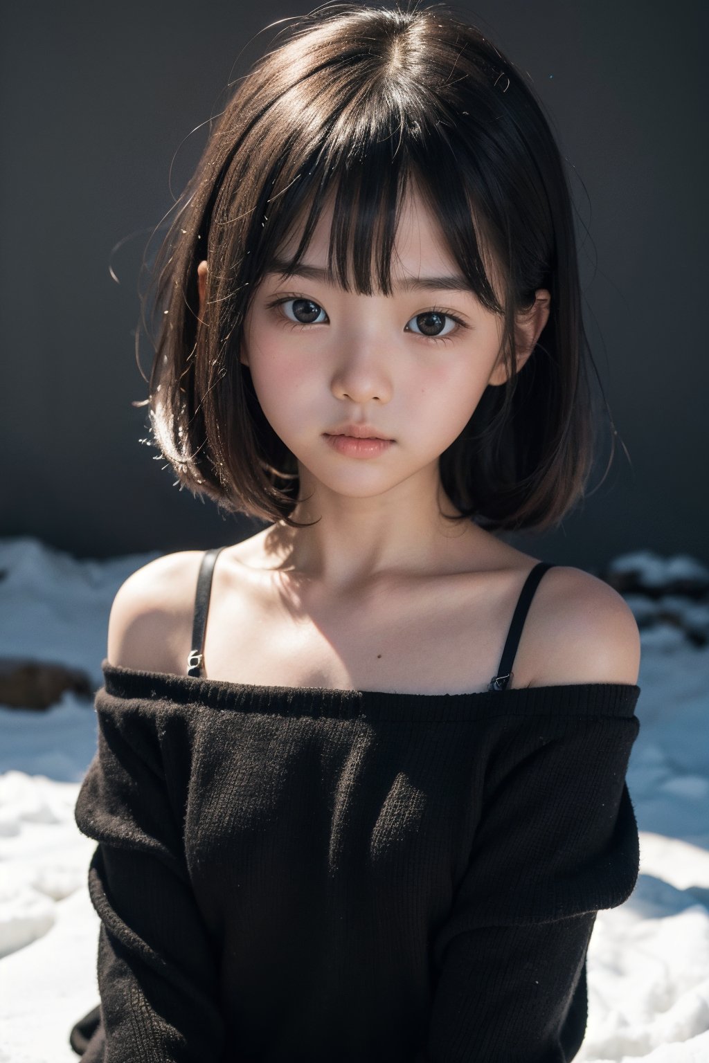 主：(all black background,  gray black background),  (((face photo))) by 萬仔16 on Tensor.Art