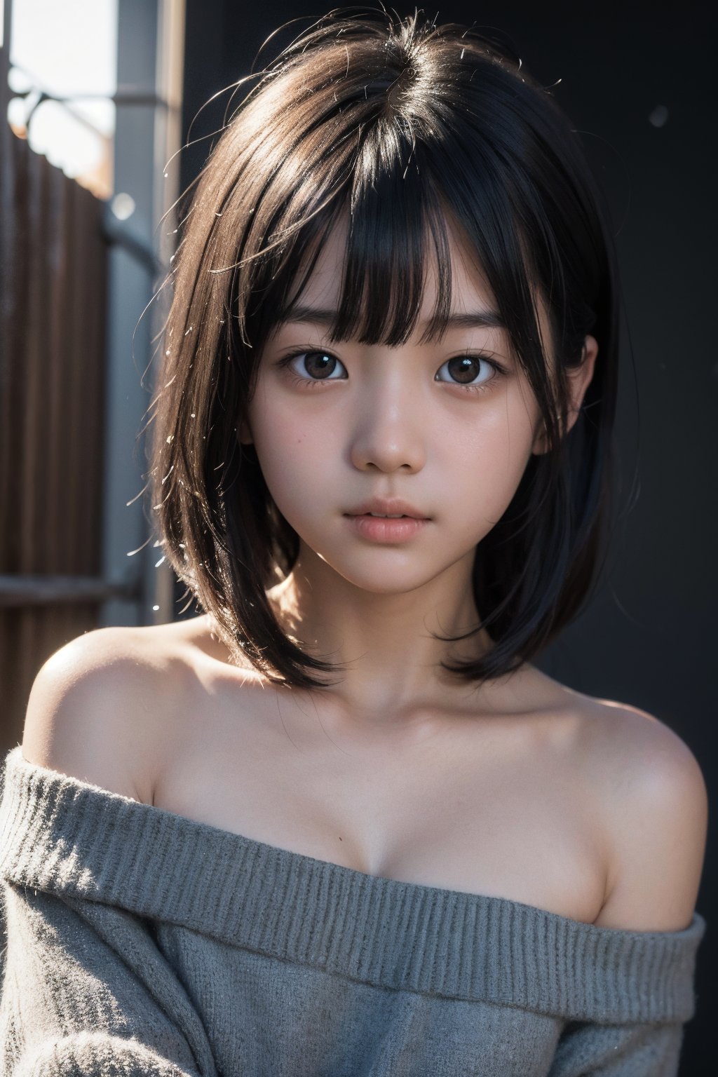 主：(all black background,  gray black background),  (((face photo))) by 萬仔16 on Tensor.Art