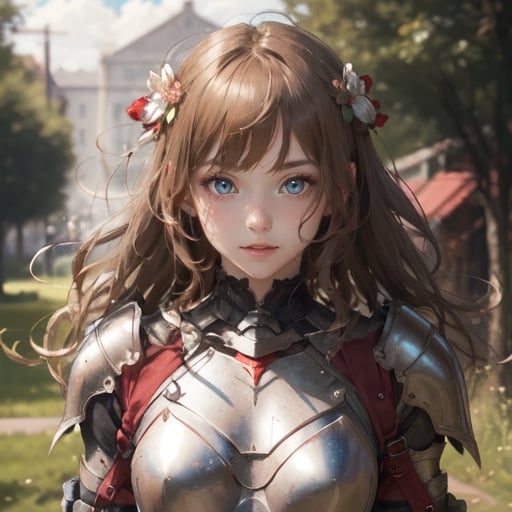 Beautiful irish knight,  wearing body armour,  cute-fine-face by CB_ai_artist on Tensor.Art