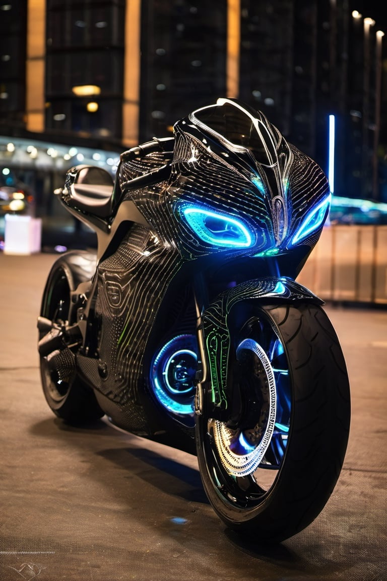 custom,  motorbike,  light_particles by OM on Tensor.Art