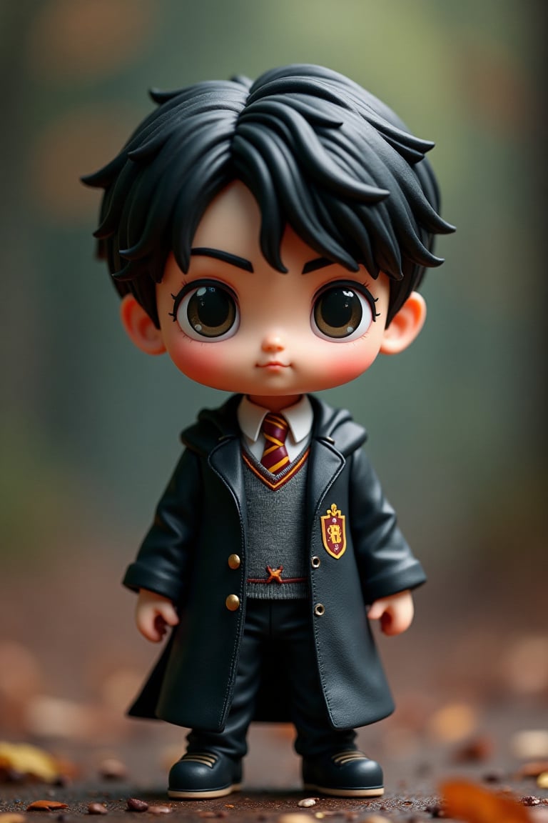 This is a super high-definition photo of "Harry Potter". has been turned into a "Kaiyodo" style figure in a super deformed...