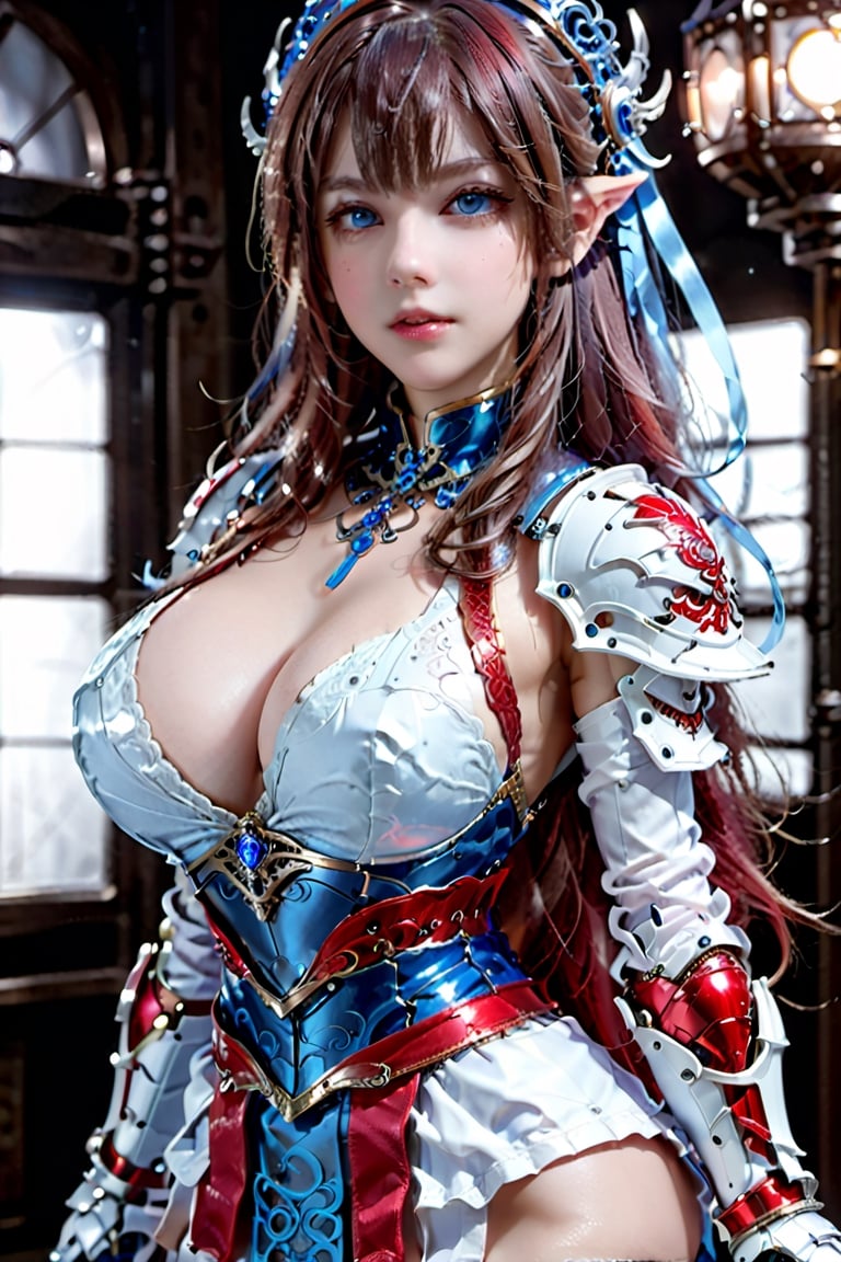 front_view, masterpiece, best quality, photorealistic, raw photo, (1girl, looking at viewer), long hair, mechanical white armor, intricate armor, delicate blue filigree, intricate filigree, red metalic parts, detailed part, dynamic pose, detailed background, dynamic lighting,,(see-through:0.2)
,Garterbelt,DonMD3m0nXL 