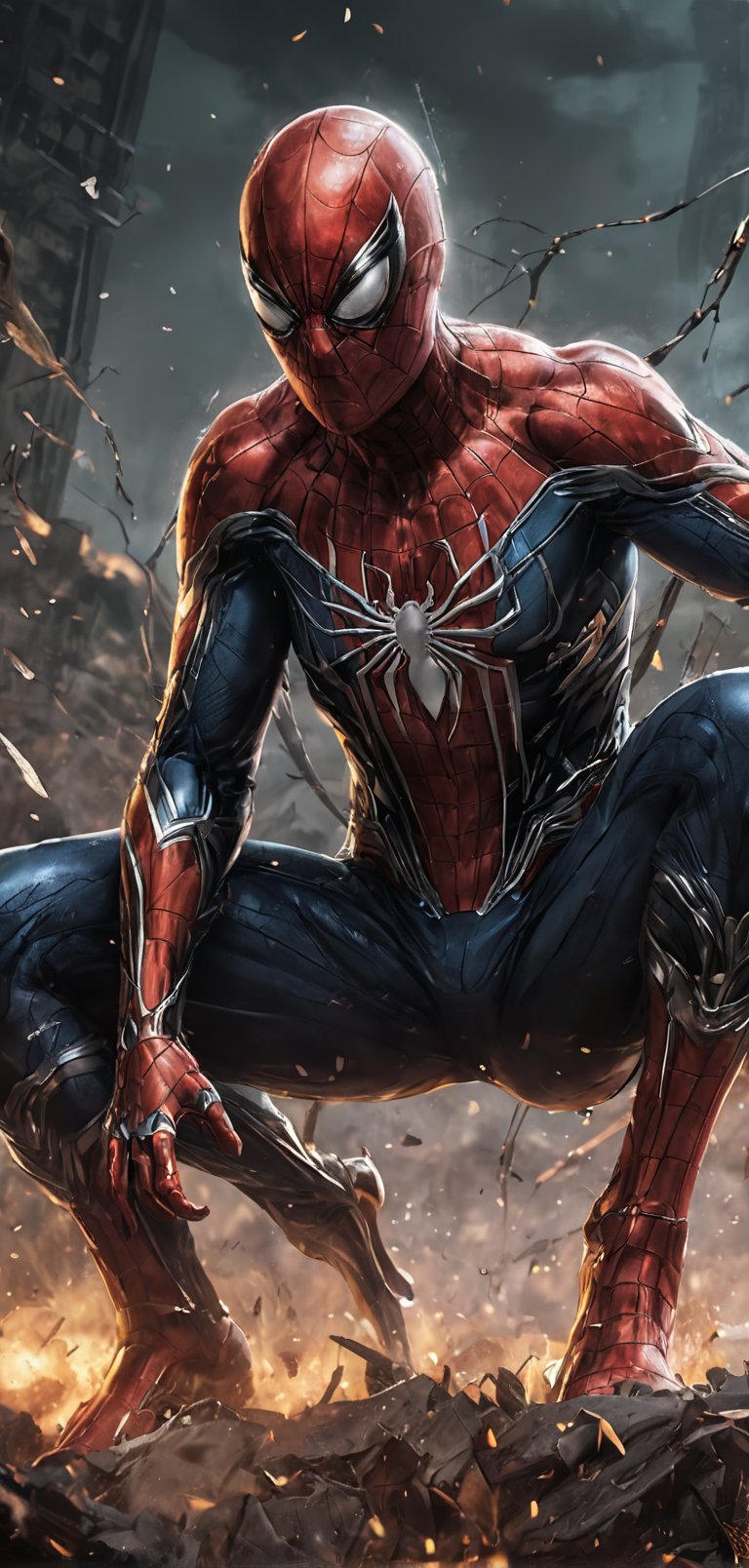 (extremely detailed 8k wallpaper),  a medium full body photo of spider man,  intricate by viper_66789(akr) on Tensor.Art