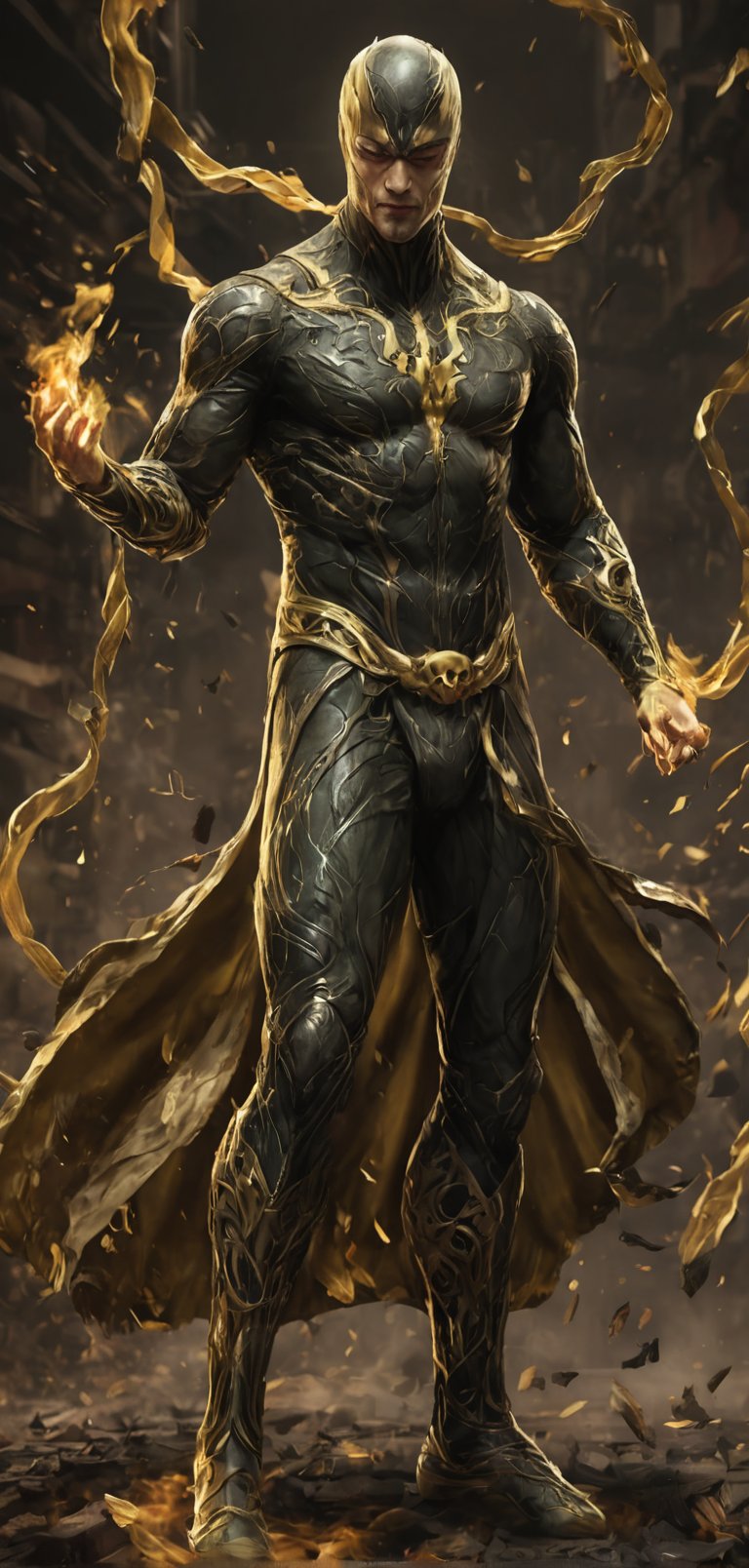 (extremely detailed 8k wallpaper),  a medium full body photo of iron fist,  intricate by viper_66789(akr) on Tensor.Art