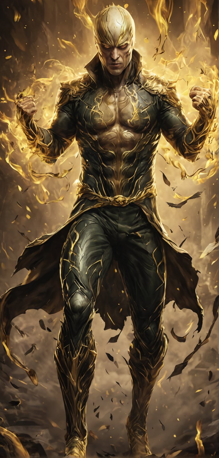 (extremely detailed 8k wallpaper),  a medium full body photo of iron fist,  intricate by viper_66789(akr) on Tensor.Art