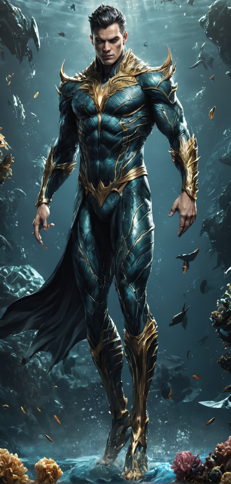 (extremely detailed 8k wallpaper),  a medium full body photo of namor ,  intricate by viper_66789(akr) on Tensor.Art