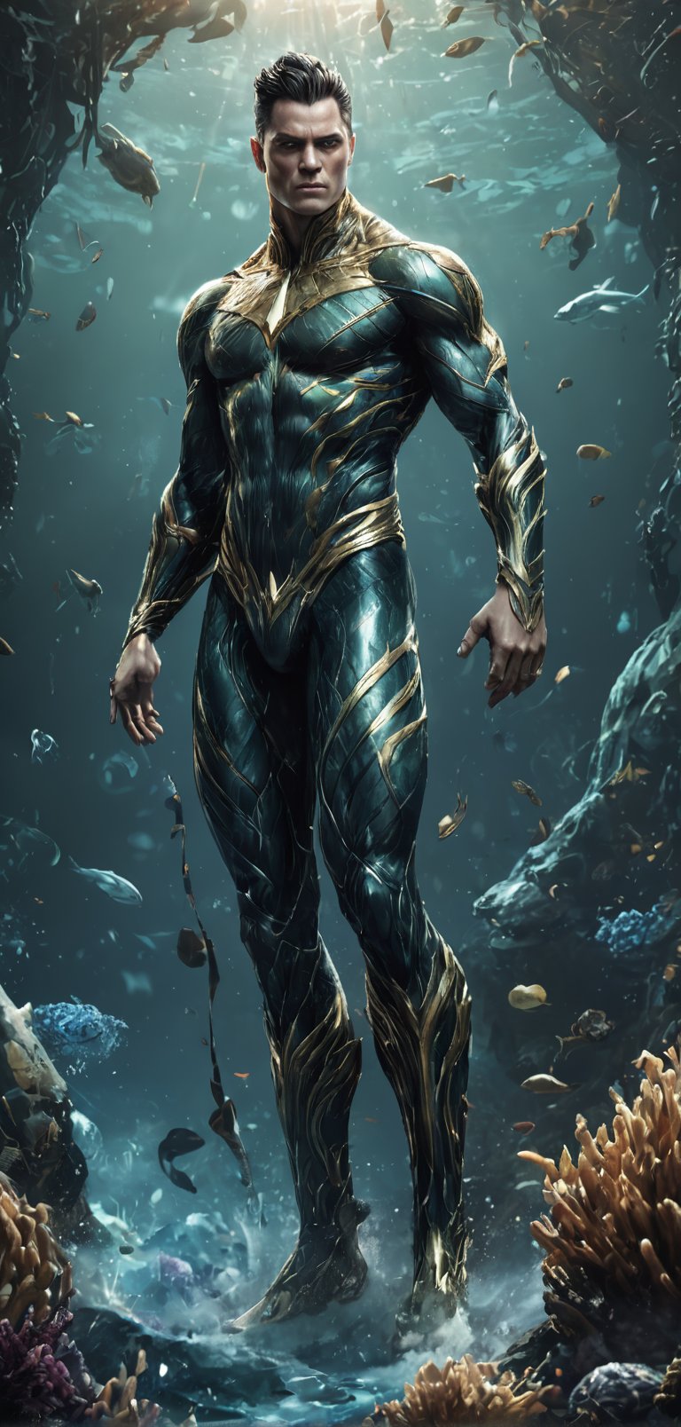 (extremely detailed 8k wallpaper),  a medium full body photo of namor ,  intricate by viper_66789(akr) on Tensor.Art