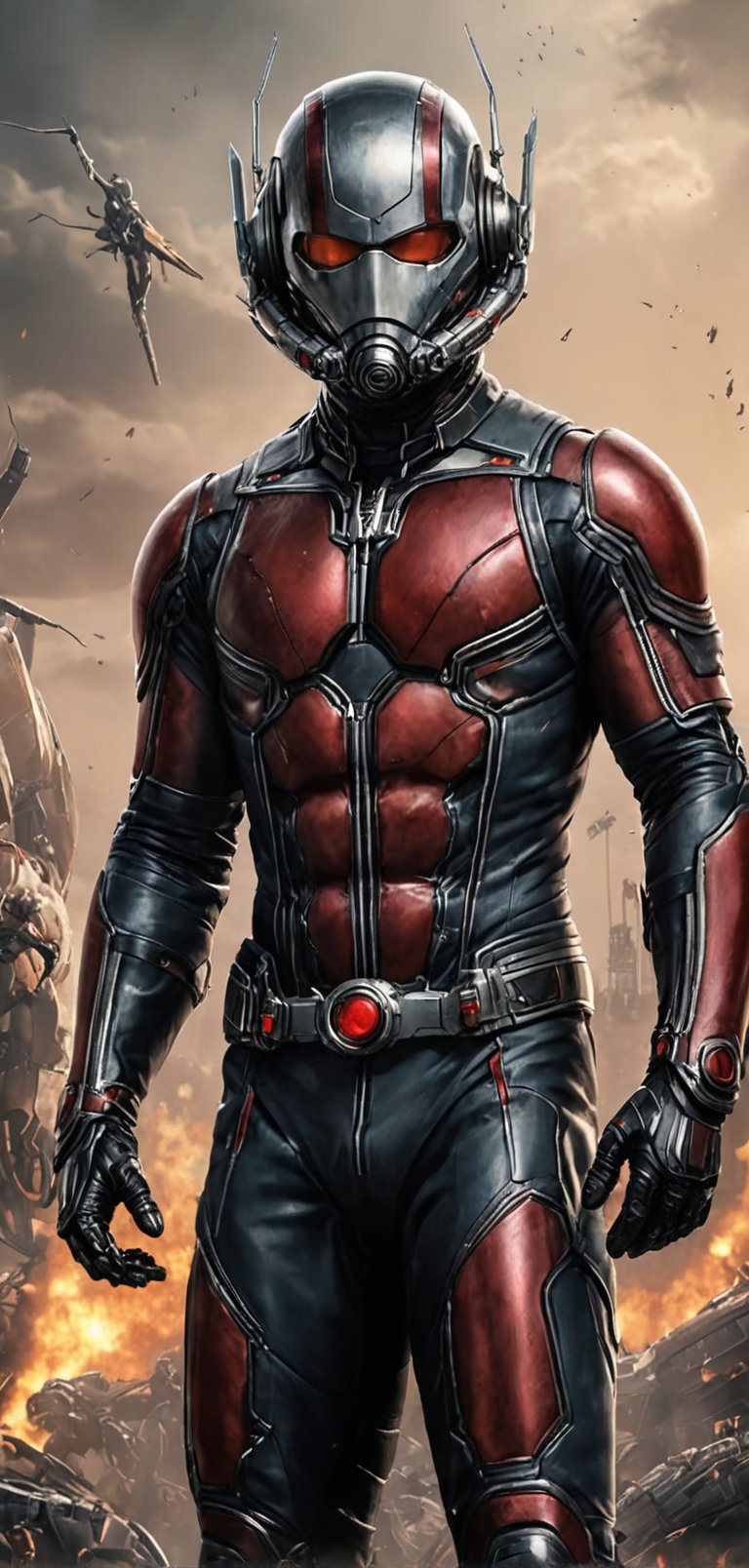 (extremely detailed 8k wallpaper),  a medium full body photo of ant man,  intricate by viper_66789(akr) on Tensor.Art
