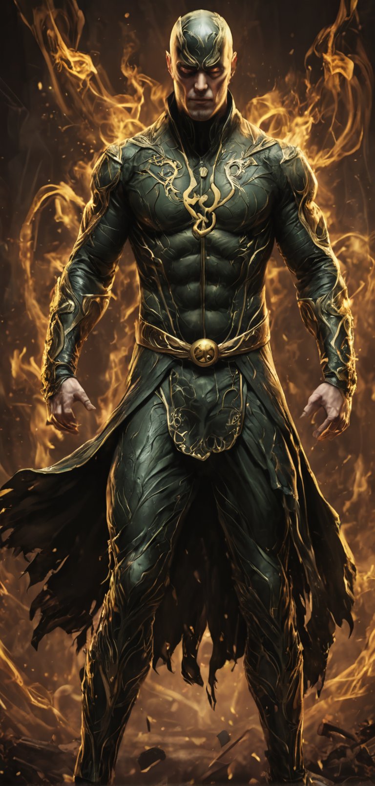 (extremely detailed 8k wallpaper),  a medium full body photo of iron fist,  intricate by viper_66789(akr) on Tensor.Art