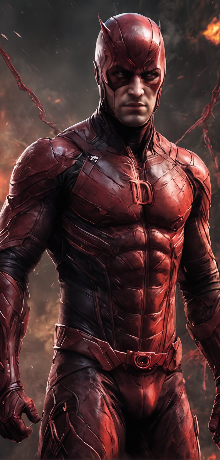 (extremely detailed 8k wallpaper),  a medium full body photo of daredevil,  intricate by viper_66789(akr) on Tensor.Art